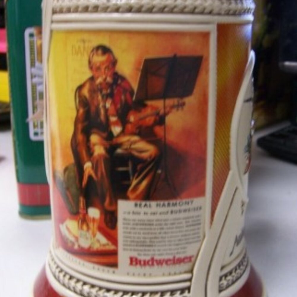 Anheuser-Busch Budweiser Historical Advertising - Stein & Tin 2